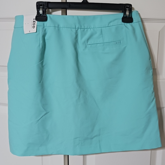 NWT - IZOD Size 6 Golf Classix Skort Turquoise Blue - Picture 2 of 12